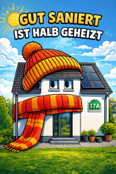 Symbolbild - Gut saniert ist halb geheizt Symbolbild - Gut saniert ist halb geheizt